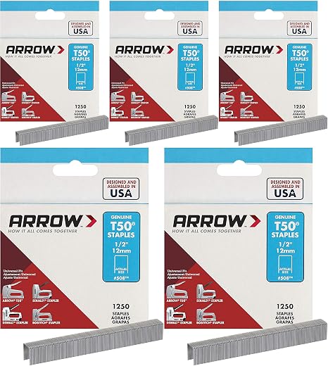 Staple 1/2" T-50 1250pk
